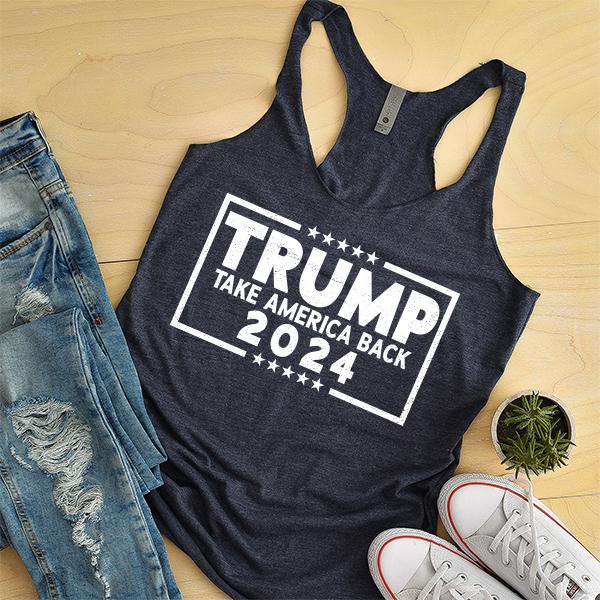 Trump Take America Back 2024 - Tank Top Racerback