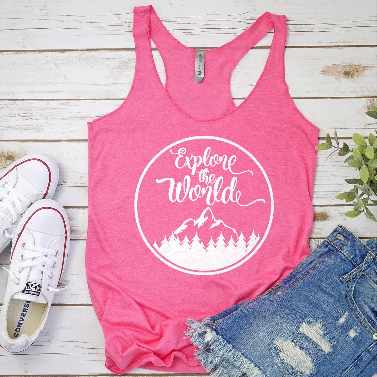 Explore The World - Tank Top Racerback