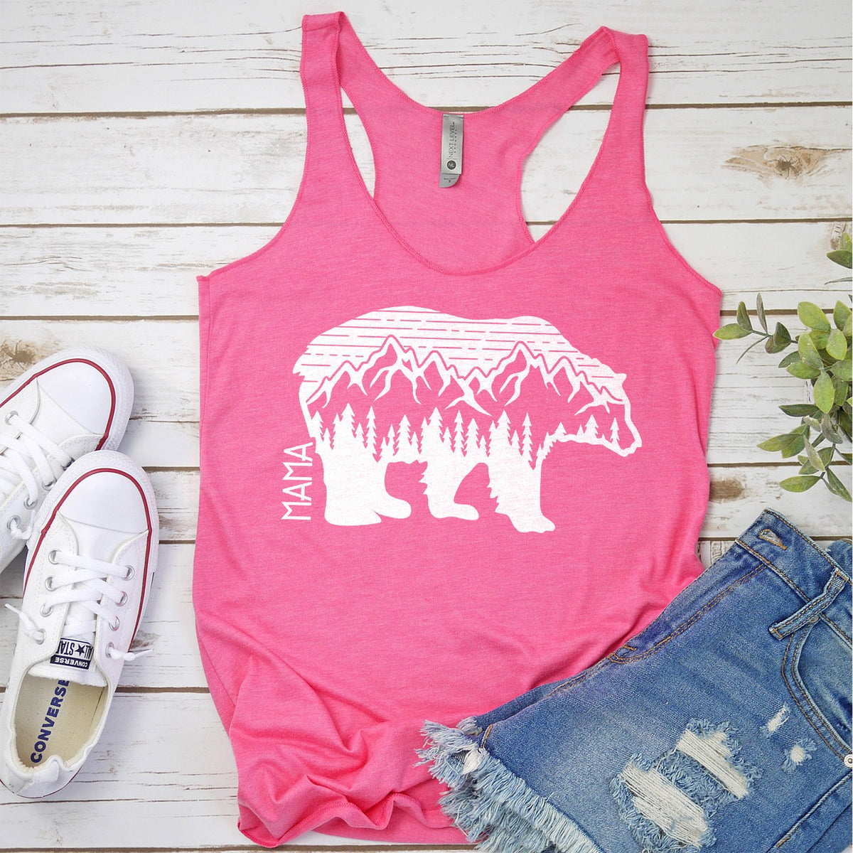 Mama Bear Adventure - Tank Top Racerback