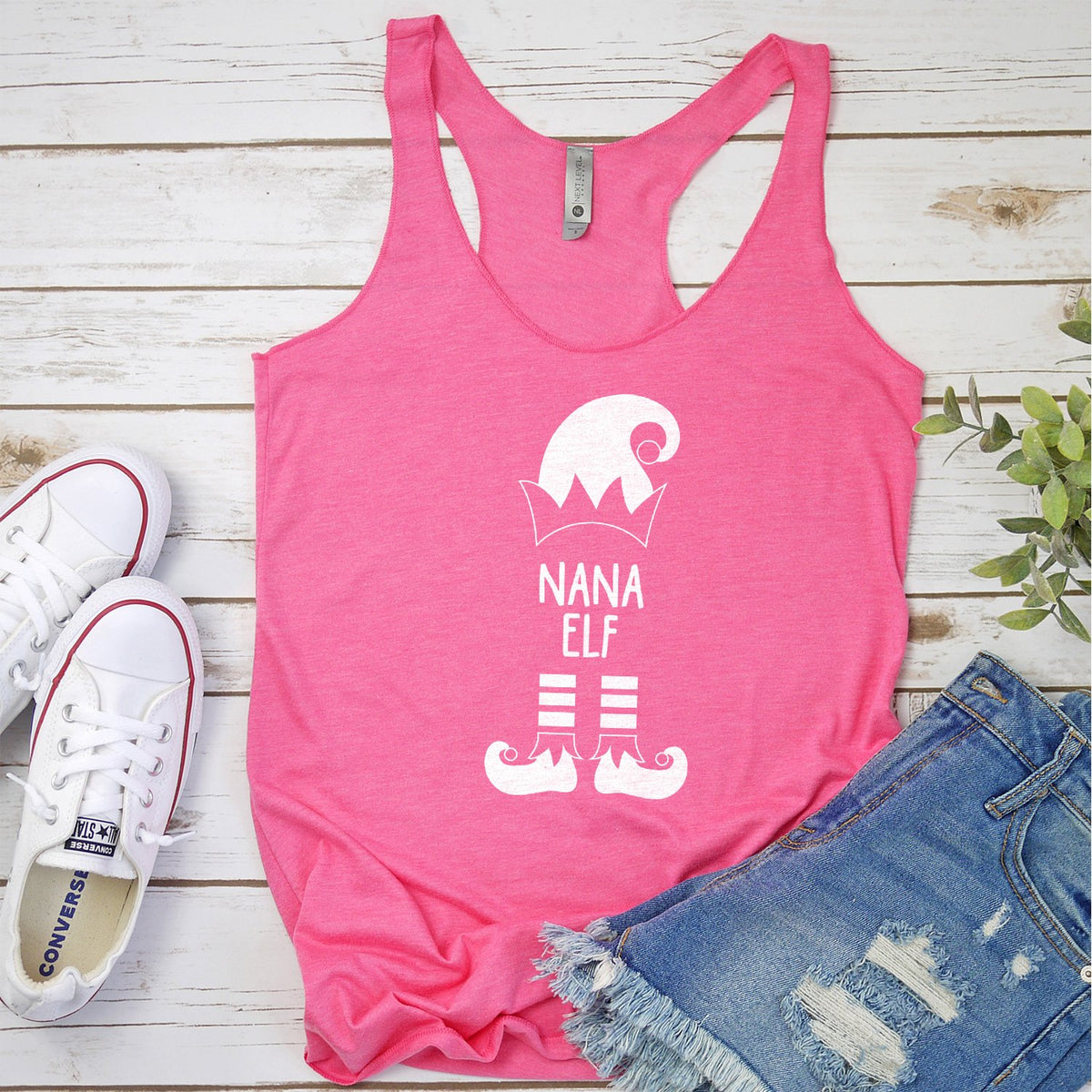 Nana Elf - Tank Top Racerback