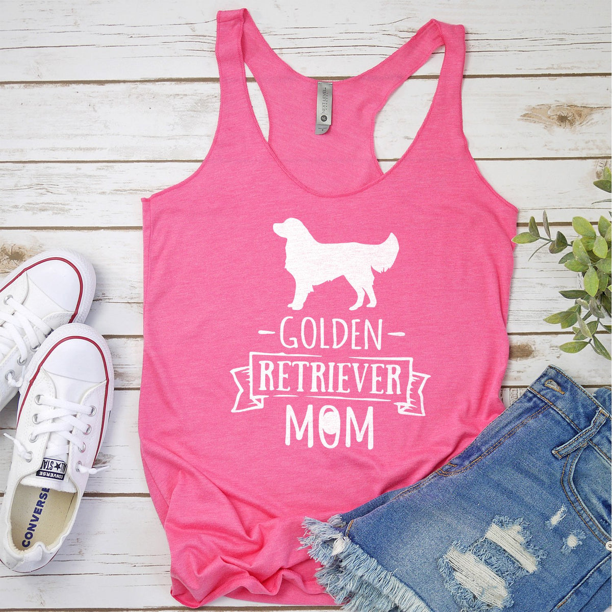 Golden Retriever Mom - Tank Top Racerback