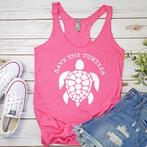 Save The Turtles - Tank Top Racerback