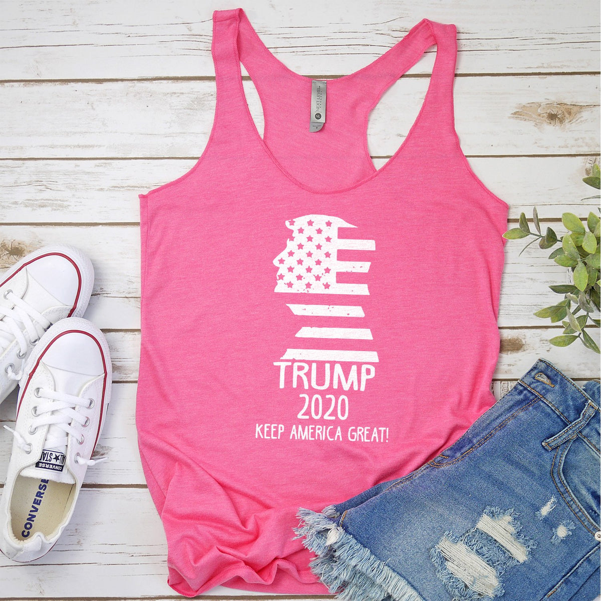 Trump 2020 Keep America Great - Tank Top Racerback