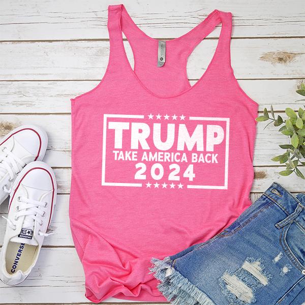 Trump Take America Back 2024 - Tank Top Racerback