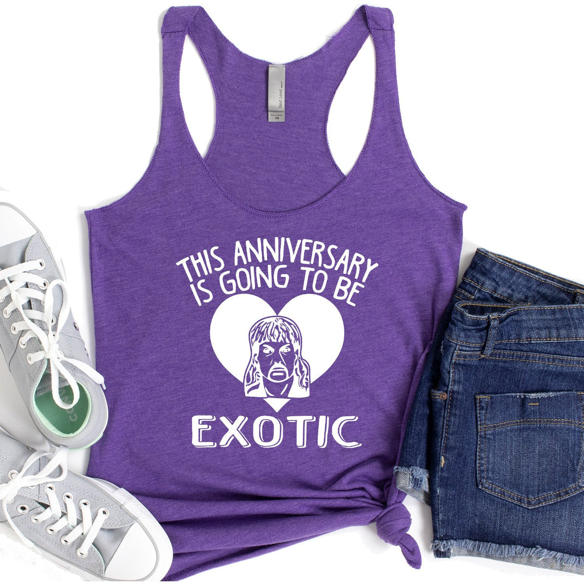This Anniversary is Going To Be Exotic - Tank Top Racerback