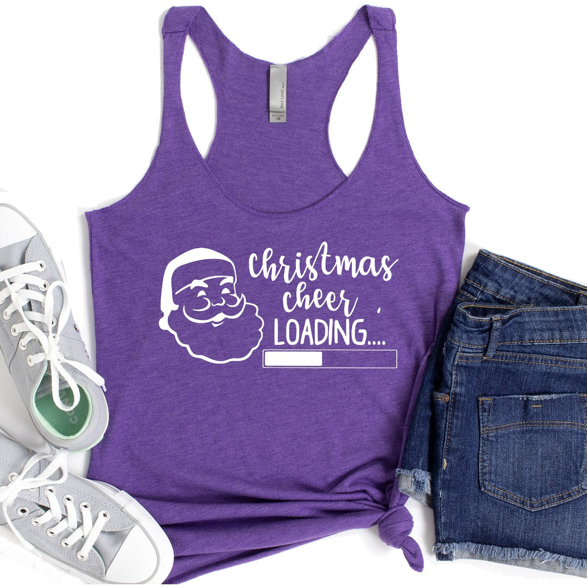 Christmas Cheer Loading - Tank Top Racerback