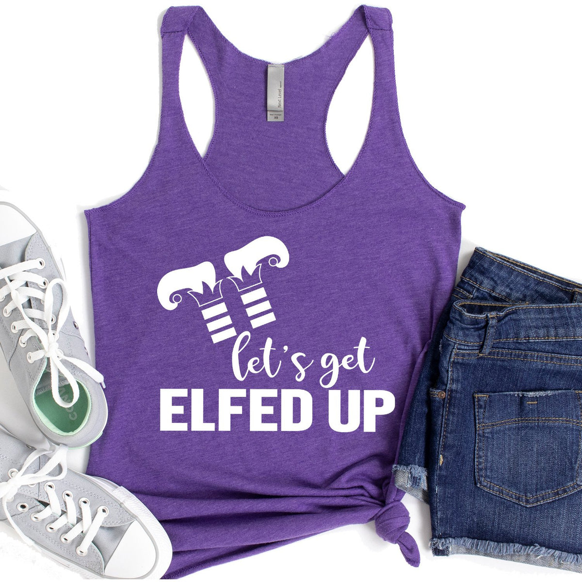 Let&#39;s Get Elfed Up - Tank Top Racerback