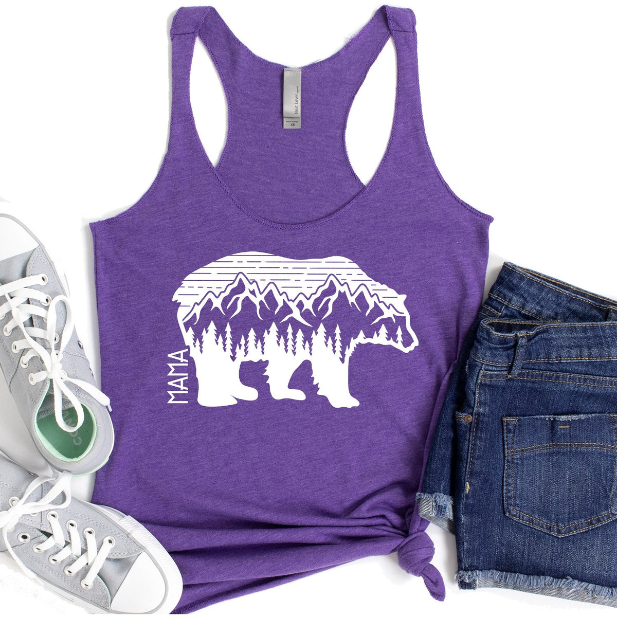 Mama Bear Adventure - Tank Top Racerback