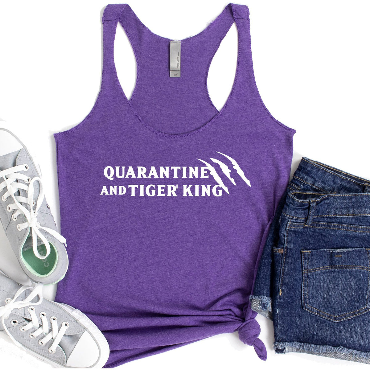Quarantine and Tiger King - Tank Top Racerback