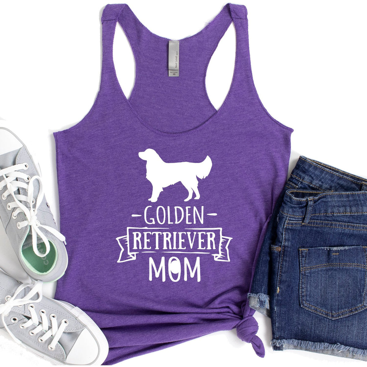 Golden Retriever Mom - Tank Top Racerback