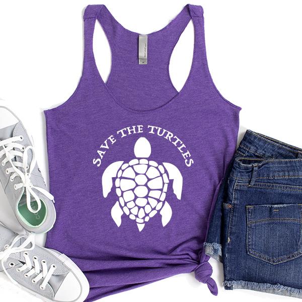 Save The Turtles - Tank Top Racerback