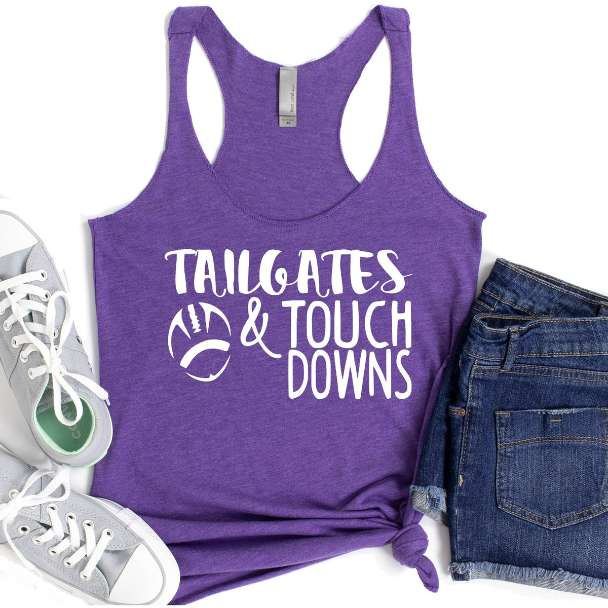 Tailgates &amp; Touchdowns - Tank Top Racerback