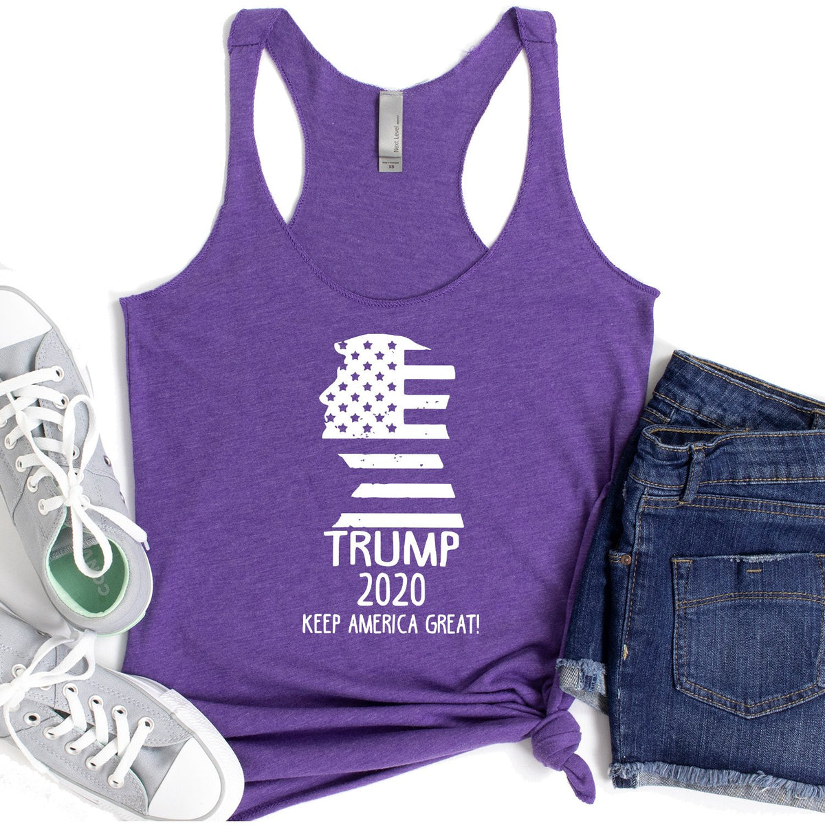 Trump 2020 Keep America Great - Tank Top Racerback