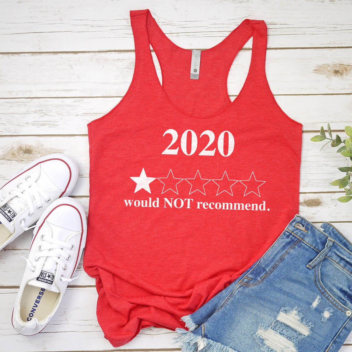 2020 Would Not Recommend - Tank Top Racerback