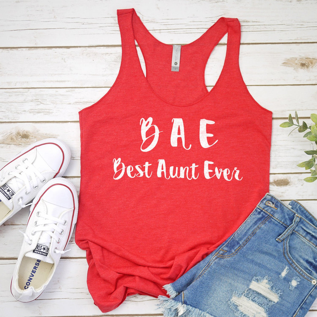 BAE Best Aunt Ever - Tank Top Racerback