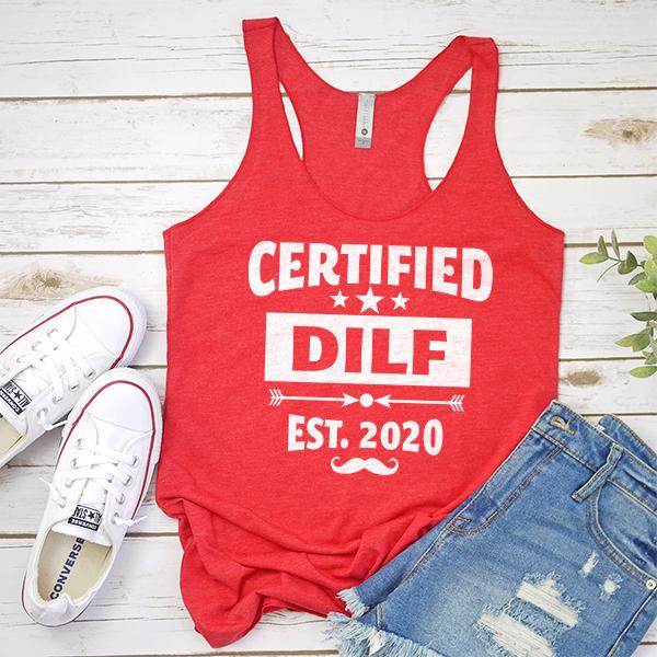 Certified DILF Est. 2020 - Tank Top Racerback