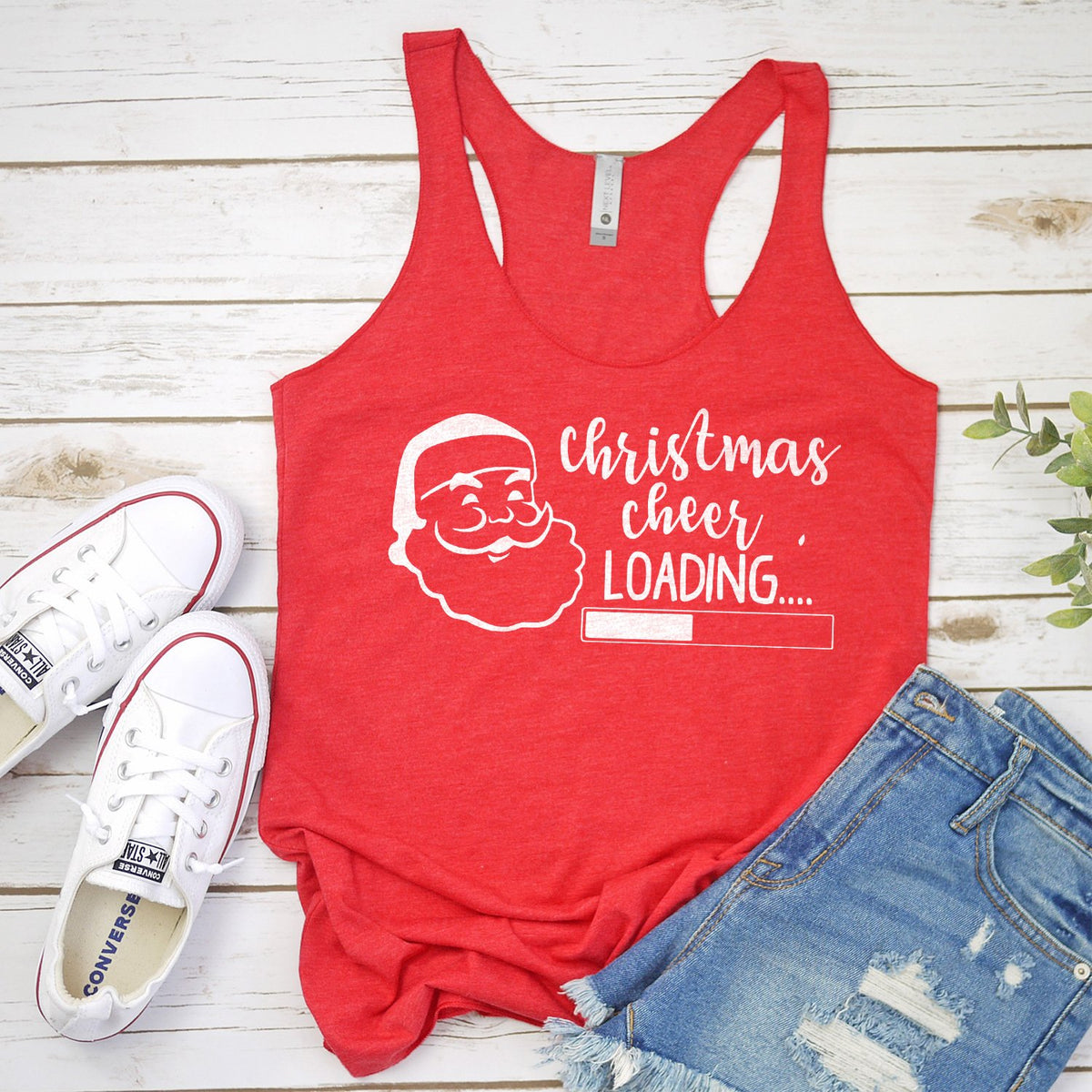 Christmas Cheer Loading - Tank Top Racerback