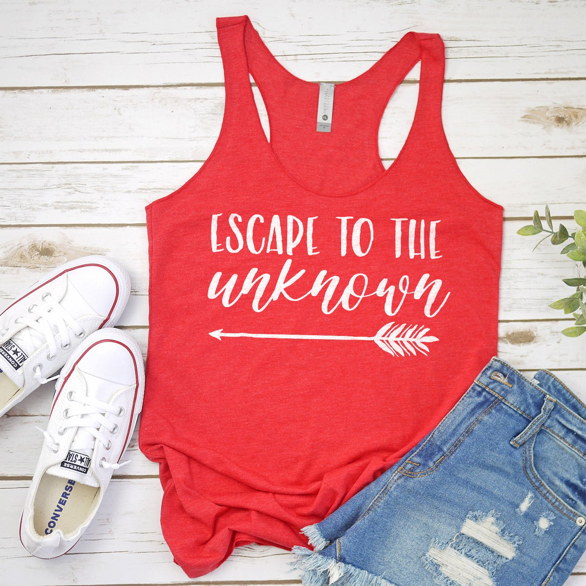 Escape to The Unknown - Tank Top Racerback