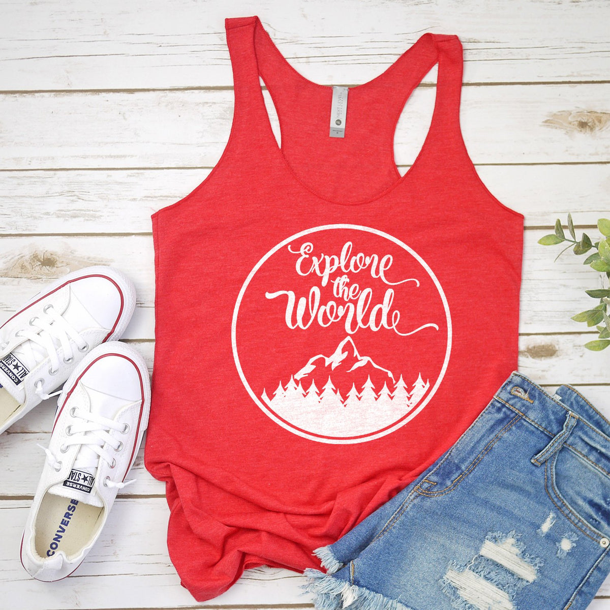 Explore The World - Tank Top Racerback