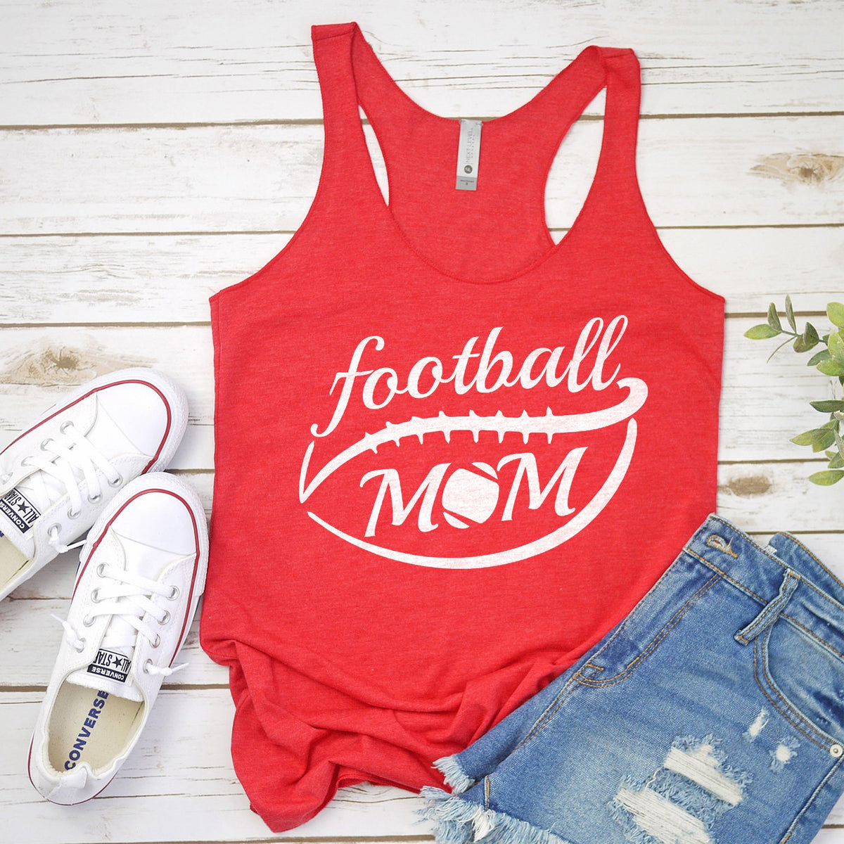 Football Mom - Tank Top Racerback
