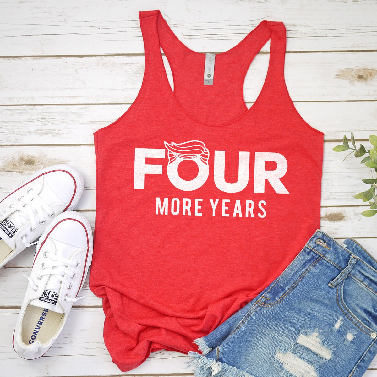 Four More Years Trump - Tank Top Racerback