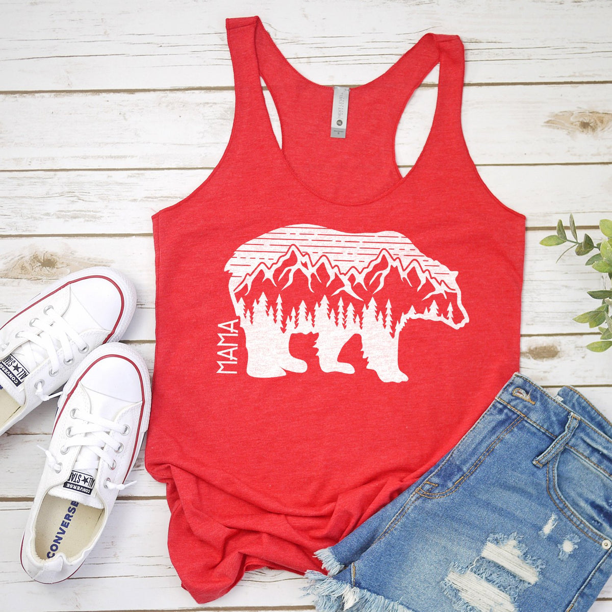 Mama Bear Adventure - Tank Top Racerback