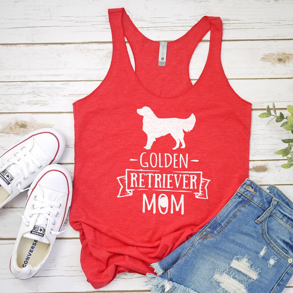 Golden Retriever Mom - Tank Top Racerback