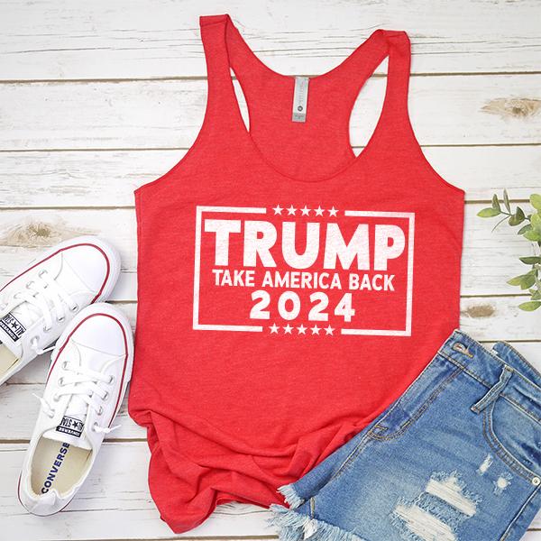 Trump Take America Back 2024 - Tank Top Racerback