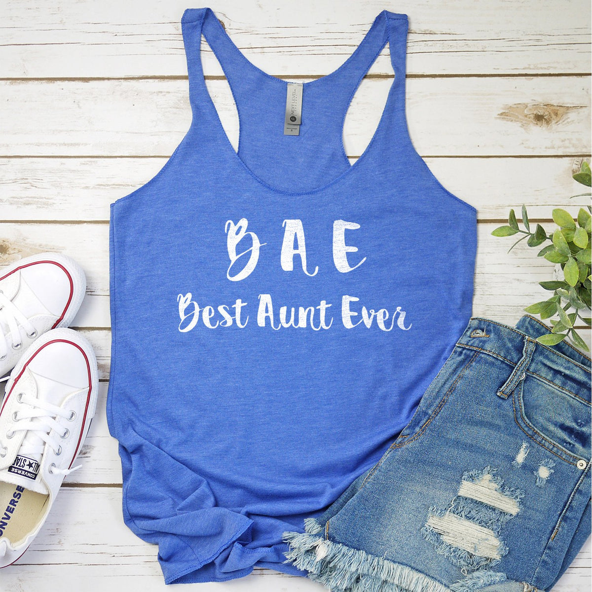 BAE Best Aunt Ever - Tank Top Racerback