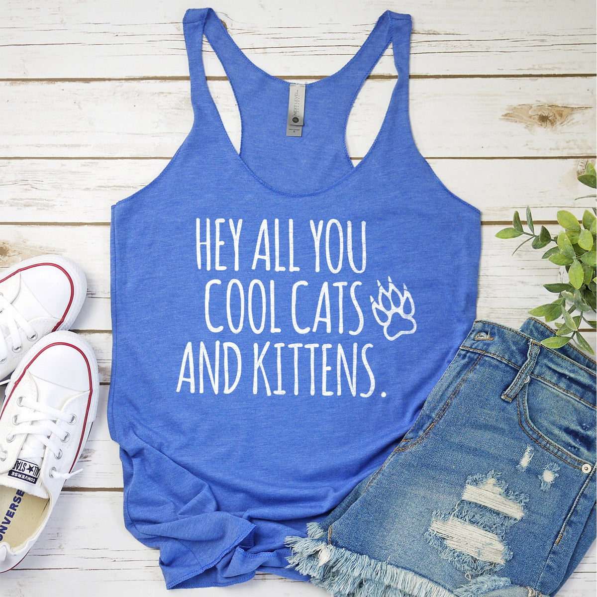 Hey All You Cool Cats and Kittens - Tank Top Racerback