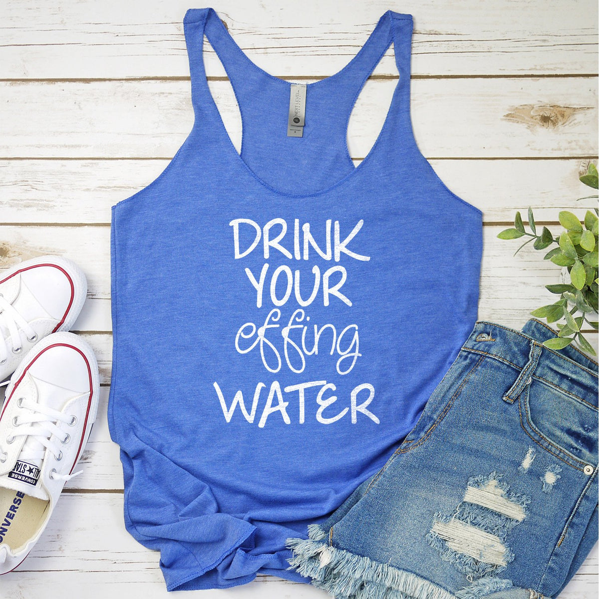 Drink Your Effing Water - Tank Top Racerback
