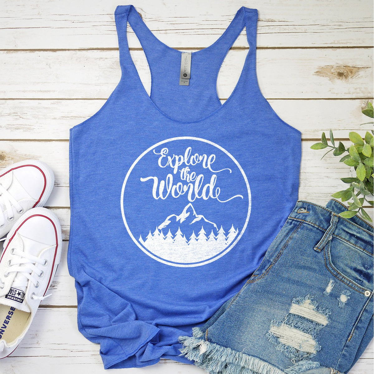Explore The World - Tank Top Racerback