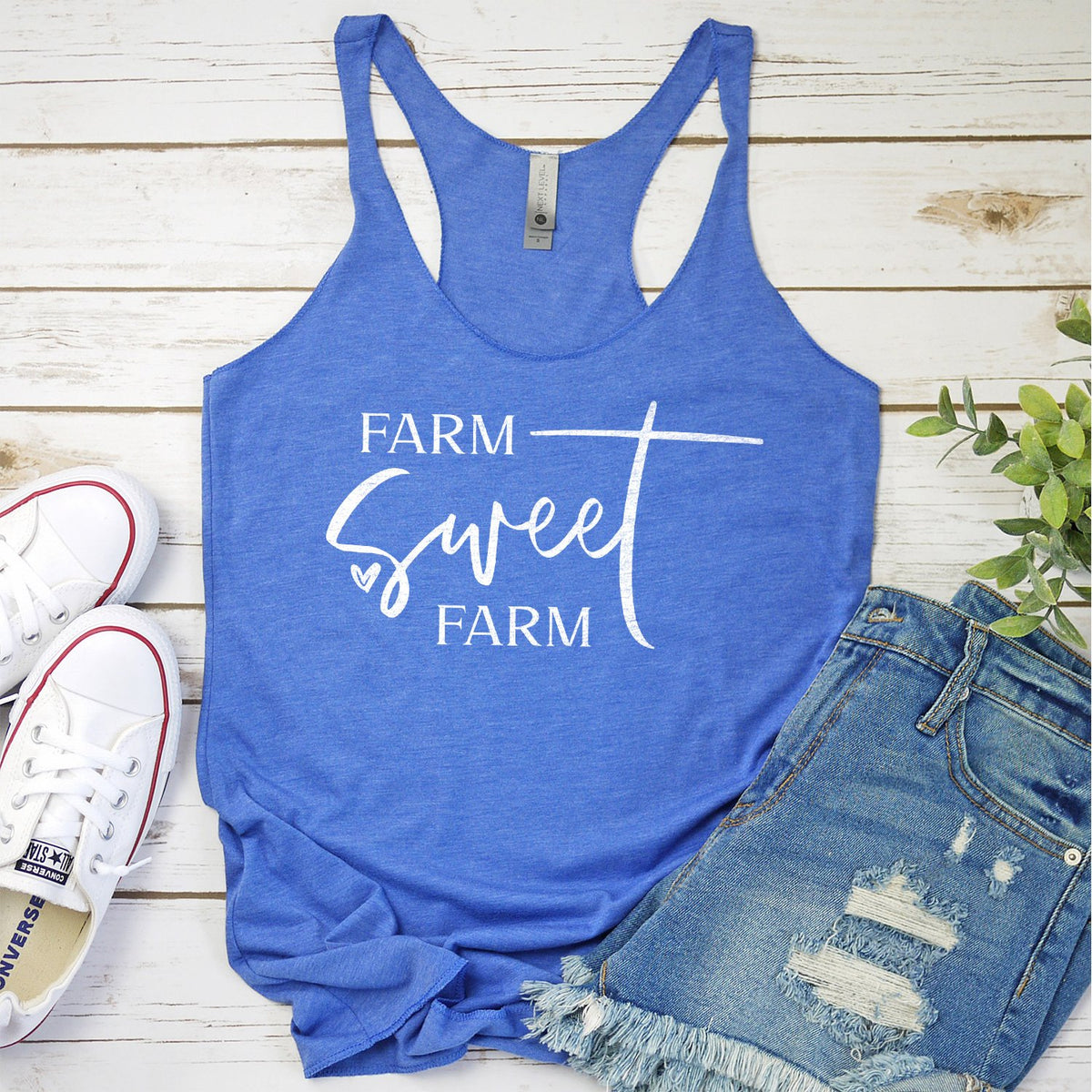 Farm Sweet Farm - Tank Top Racerback