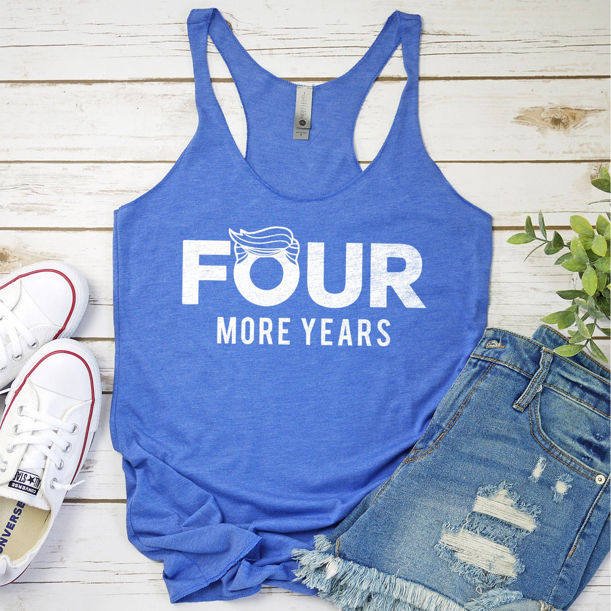 Four More Years Trump - Tank Top Racerback