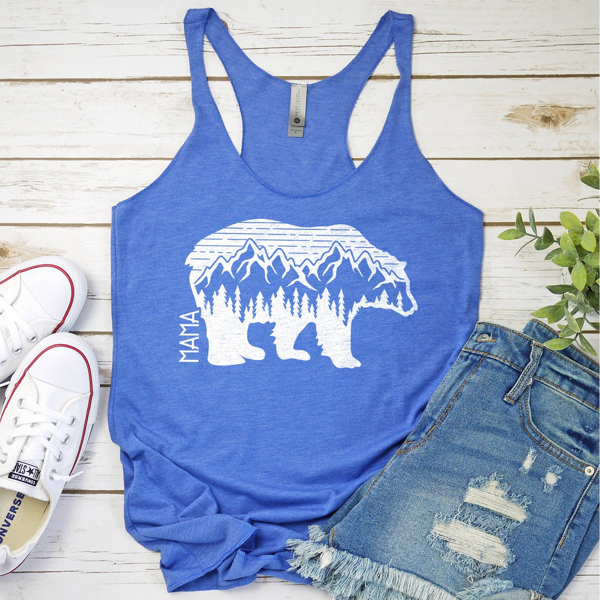 Mama Bear Adventure - Tank Top Racerback