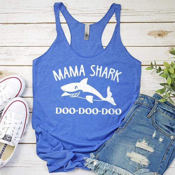 Mama Shark Doo-Doo-Doo - Tank Top Racerback