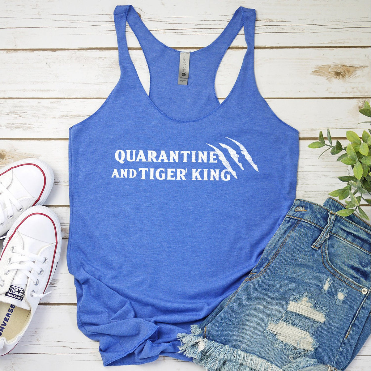 Quarantine and Tiger King - Tank Top Racerback