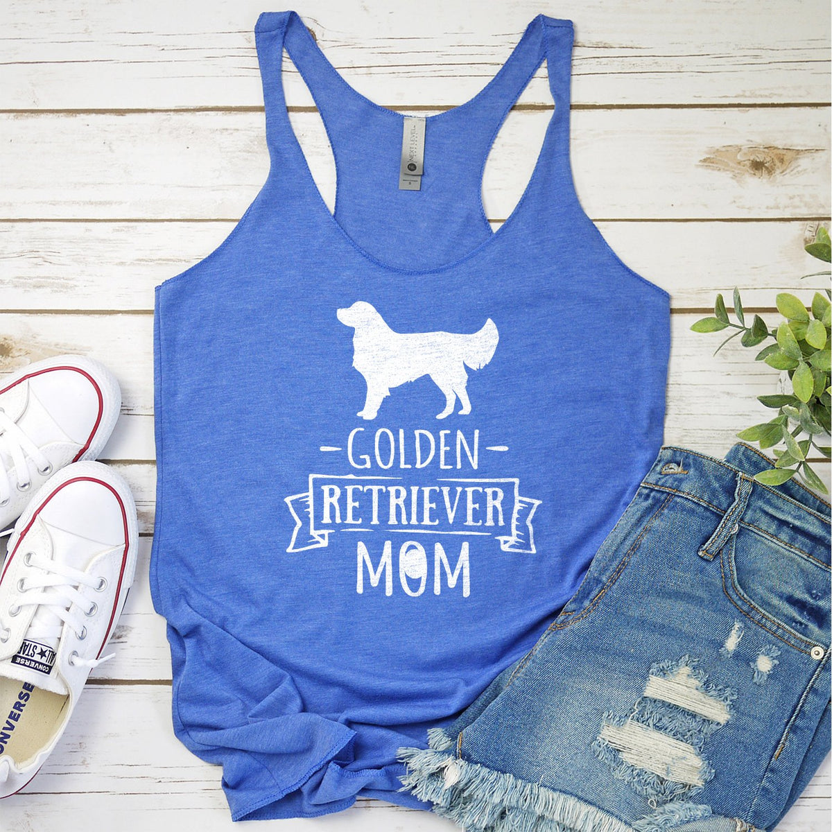 Golden Retriever Mom - Tank Top Racerback