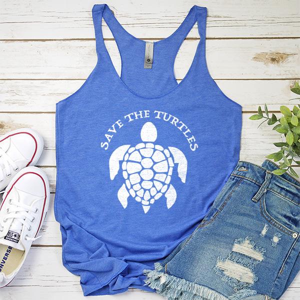 Save The Turtles - Tank Top Racerback