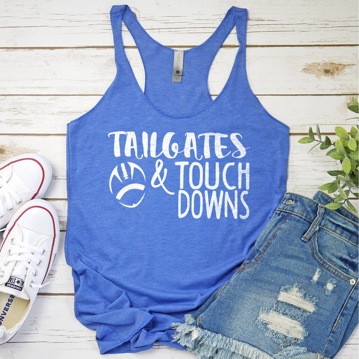 Tailgates &amp; Touchdowns - Tank Top Racerback