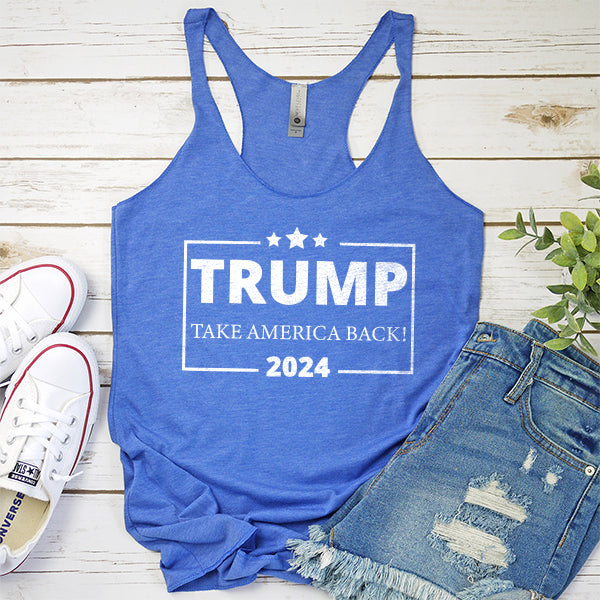 Donald Trump Take America Back 2024 Election - Tank Top Racerback