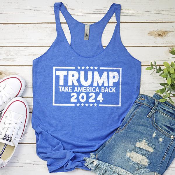 Trump Take America Back 2024 - Tank Top Racerback