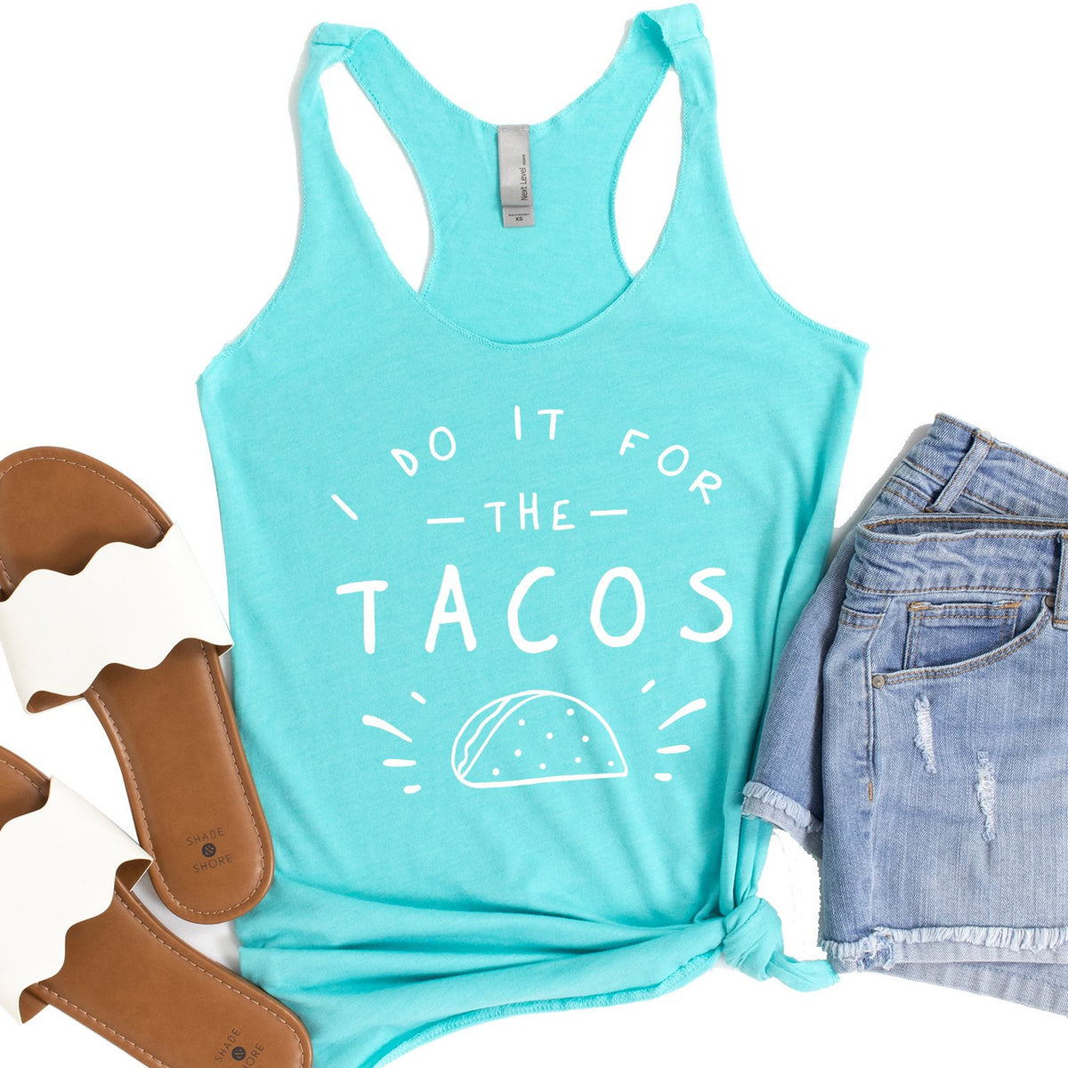 I Do It For The Tacos - Tank Top Racerback