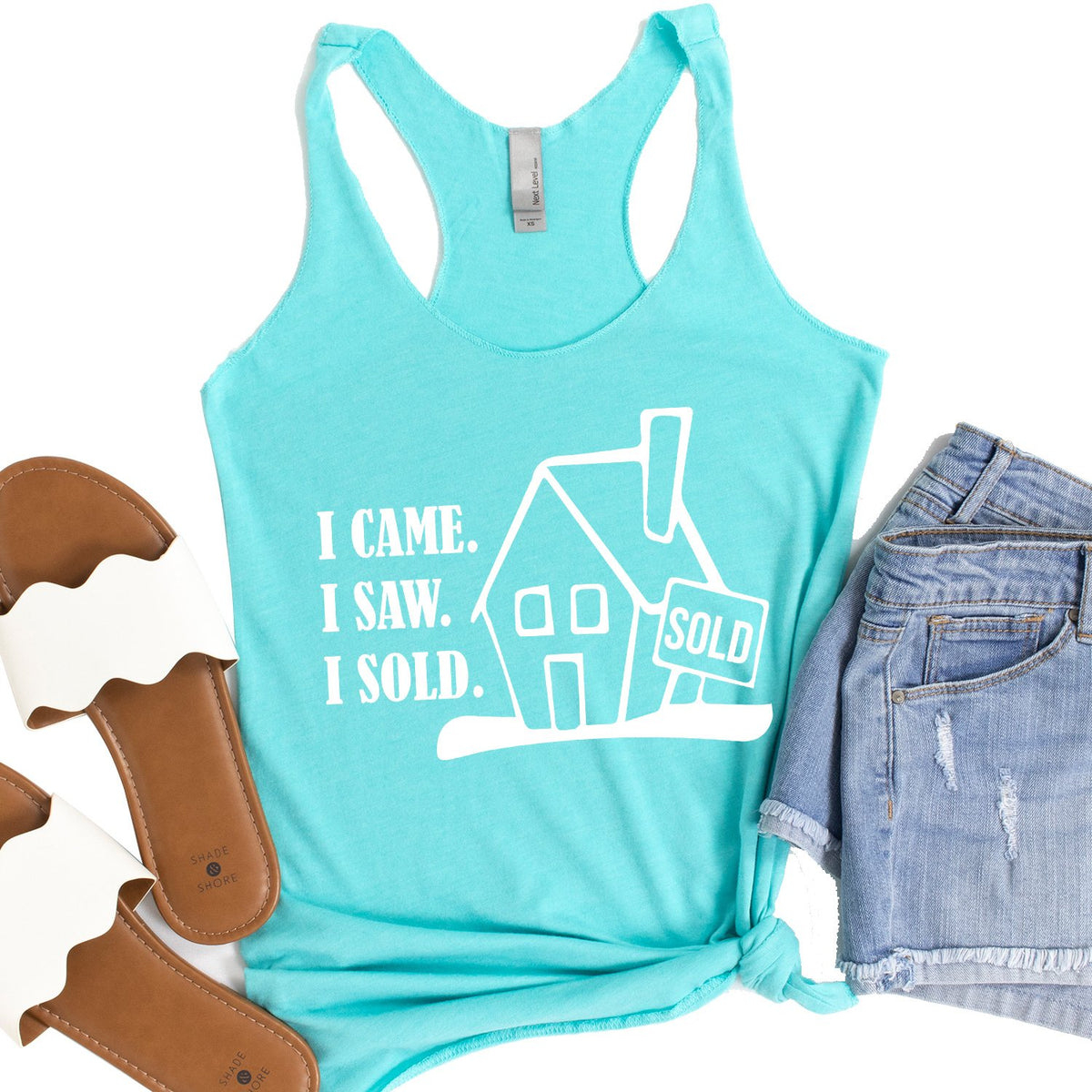 I Came I Saw I Sold - Tank Top Racerback