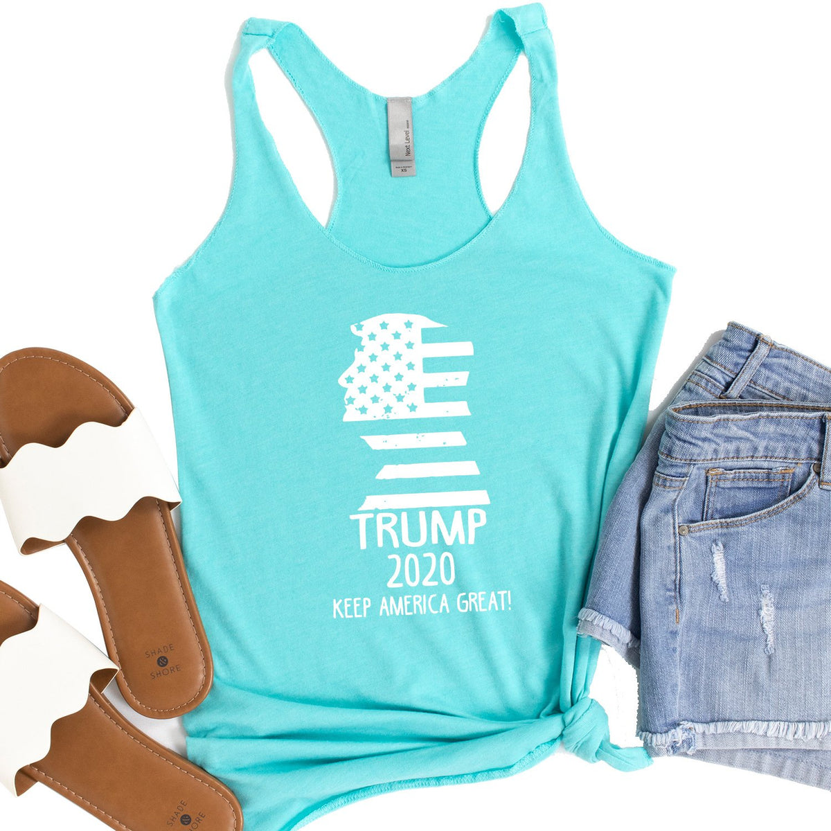 Trump 2020 Keep America Great - Tank Top Racerback