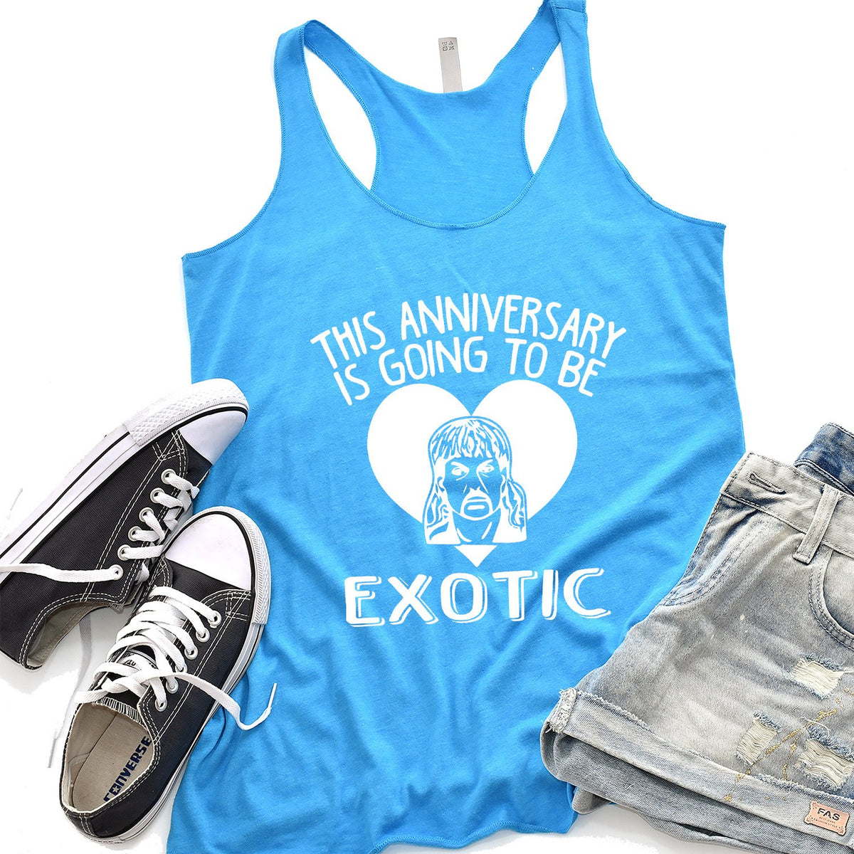 This Anniversary is Going To Be Exotic - Tank Top Racerback