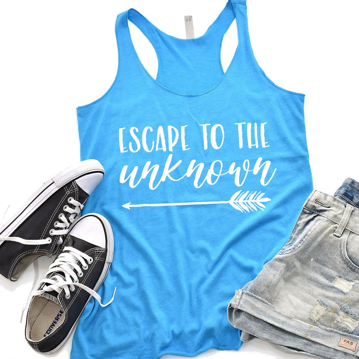 Escape to The Unknown - Tank Top Racerback