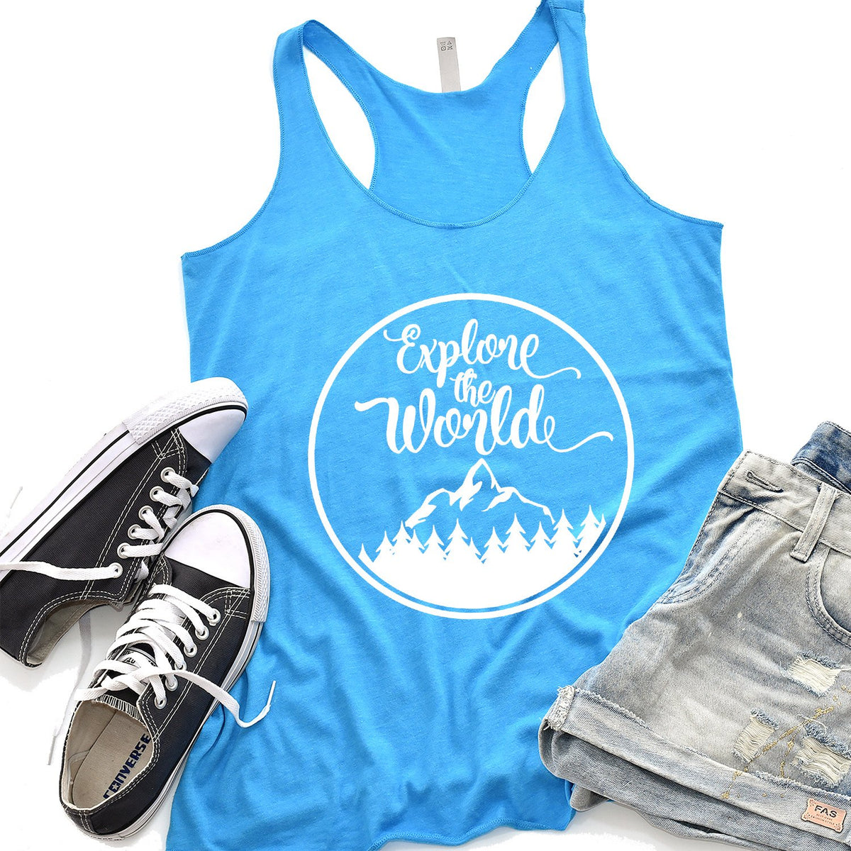Explore The World - Tank Top Racerback