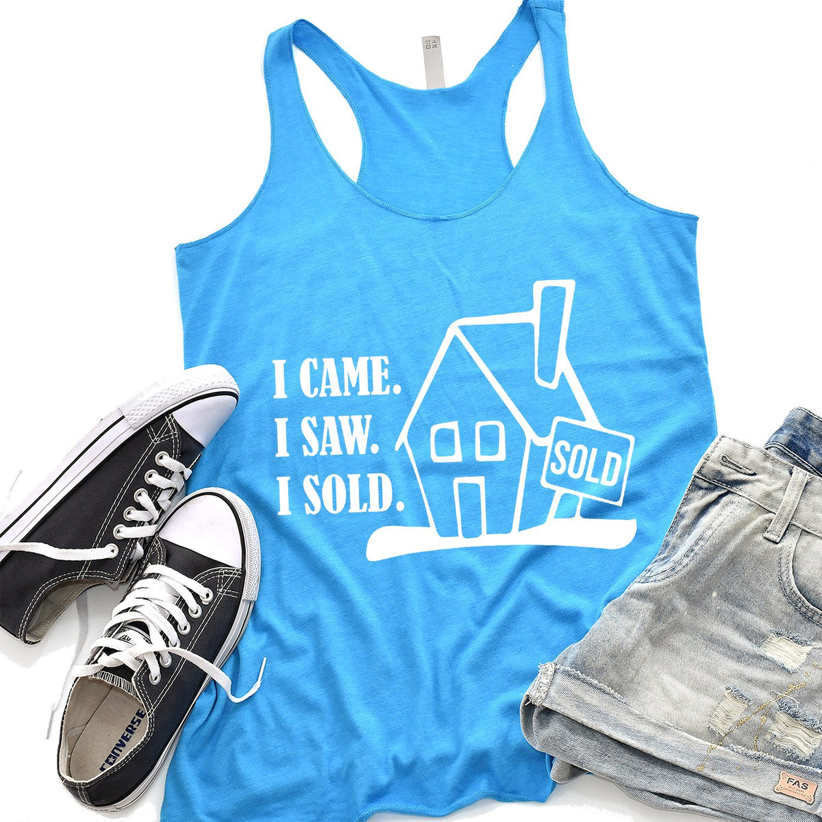 I Came I Saw I Sold - Tank Top Racerback