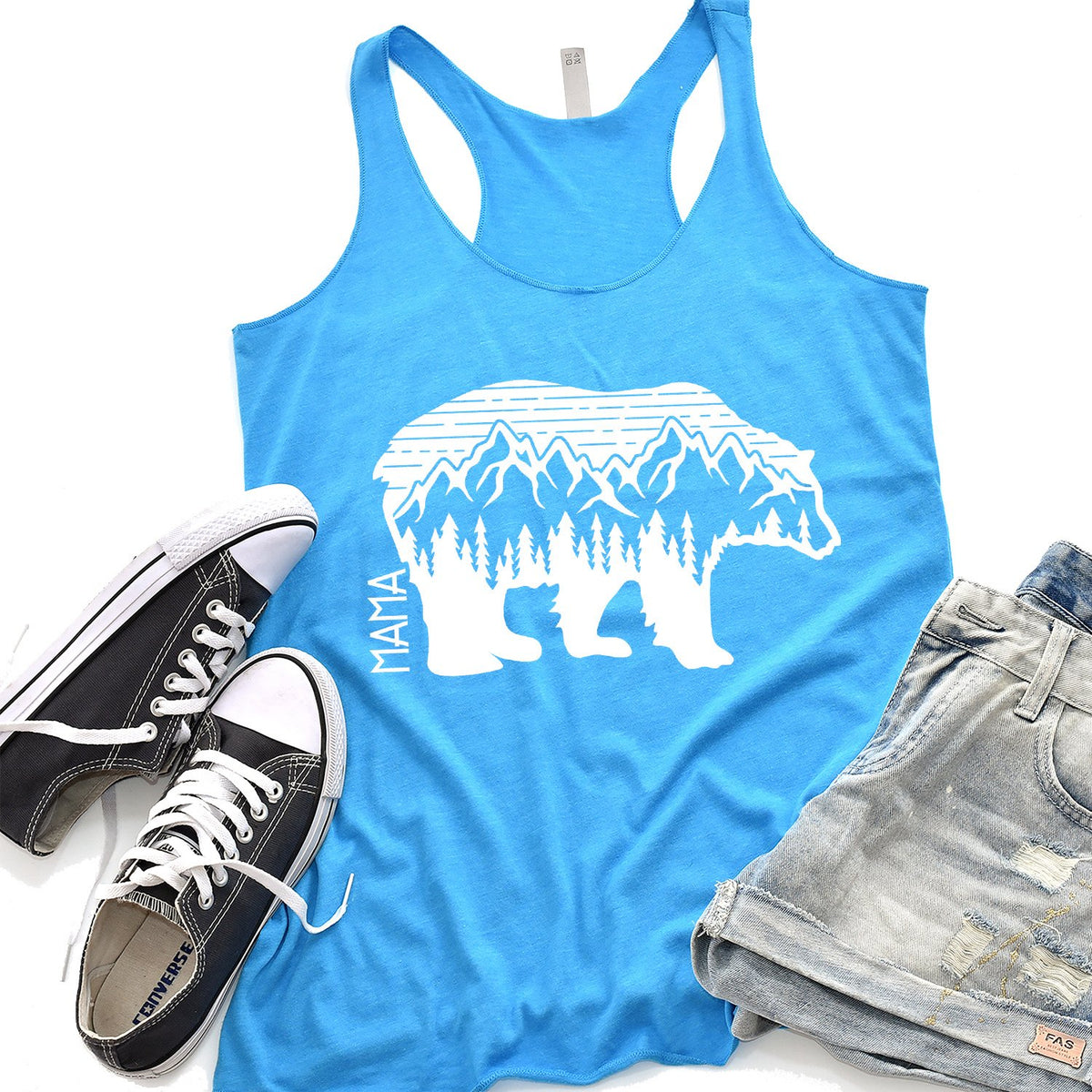 Mama Bear Adventure - Tank Top Racerback